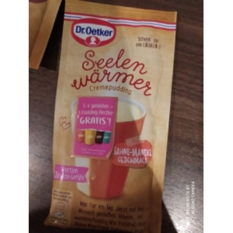 Dr. Oetker Seelenwärmer Sahne-Mandel Geschmack