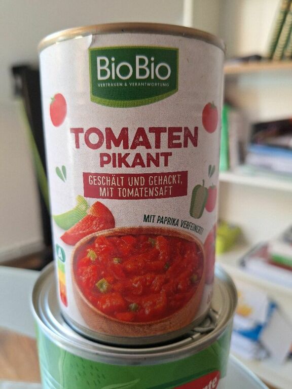 Netto Bio Bio Tomaten pikant geschält und gehackt