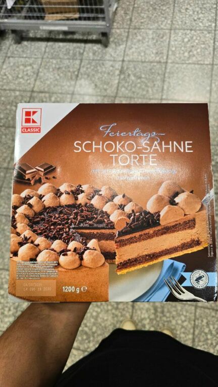 K Classic Feiertags-Schoko-Sahne-Torte 1 200 g 