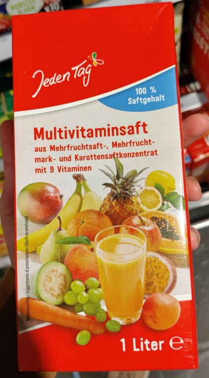 Jeden Tag Multivitaminsaft