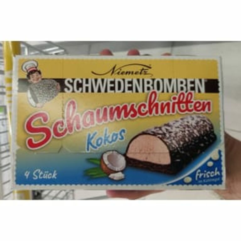 Niemetz Schwedenbomben Schaumschnitten Kokos