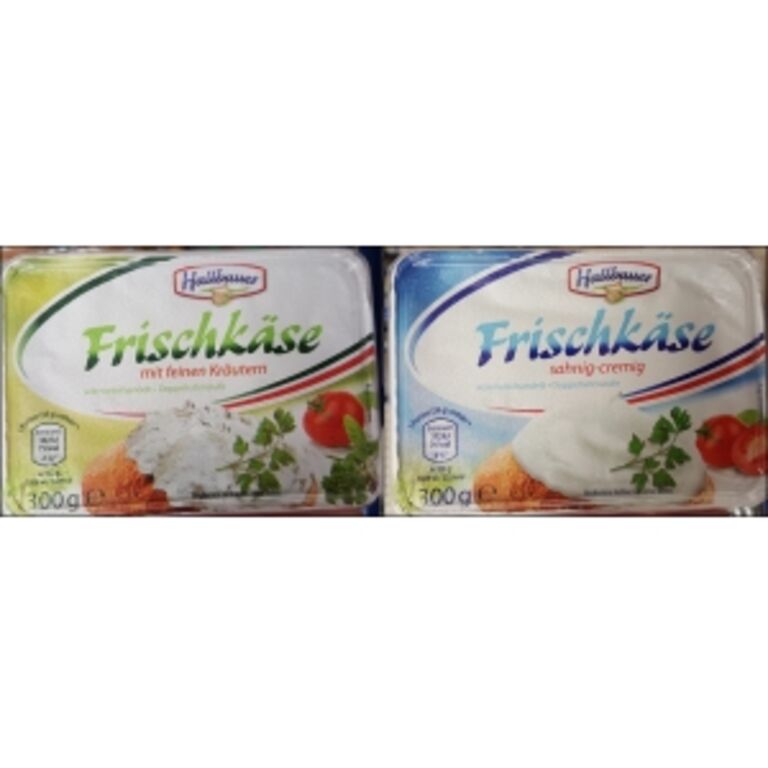 Aldi Nord Hallbauer Frischkäse mit feinen Kräutern / Sahne-Cremig 300g