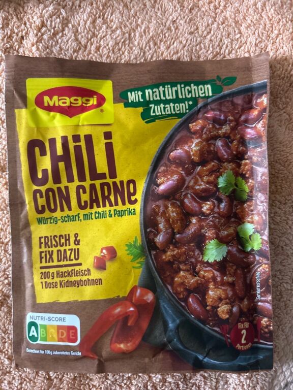 Maggi CHİLİ CON CARNE Mit natürlichen Zutaten 33 g