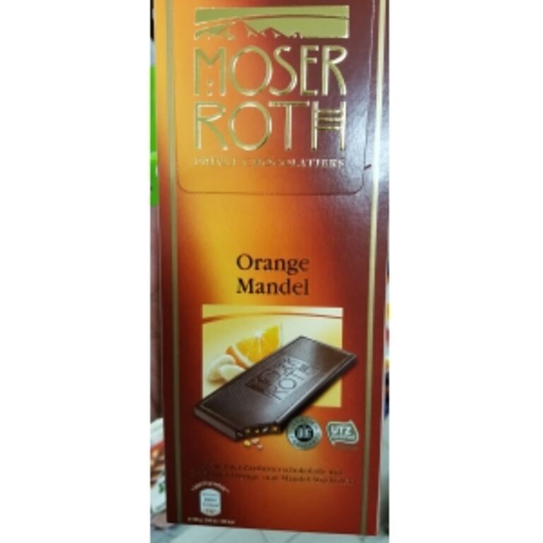 Aldi Nord Moser Roth Orange Mandel 125g
