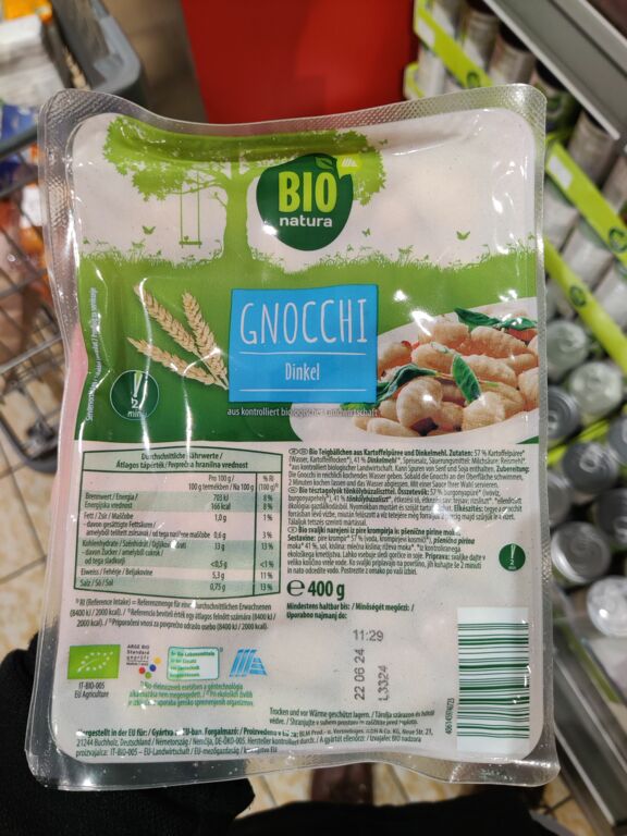 Hofer Bio Natura Gnocchi Dinkel
