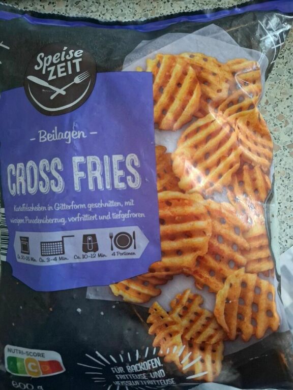 SpeiseZEIT cross fries 600 g