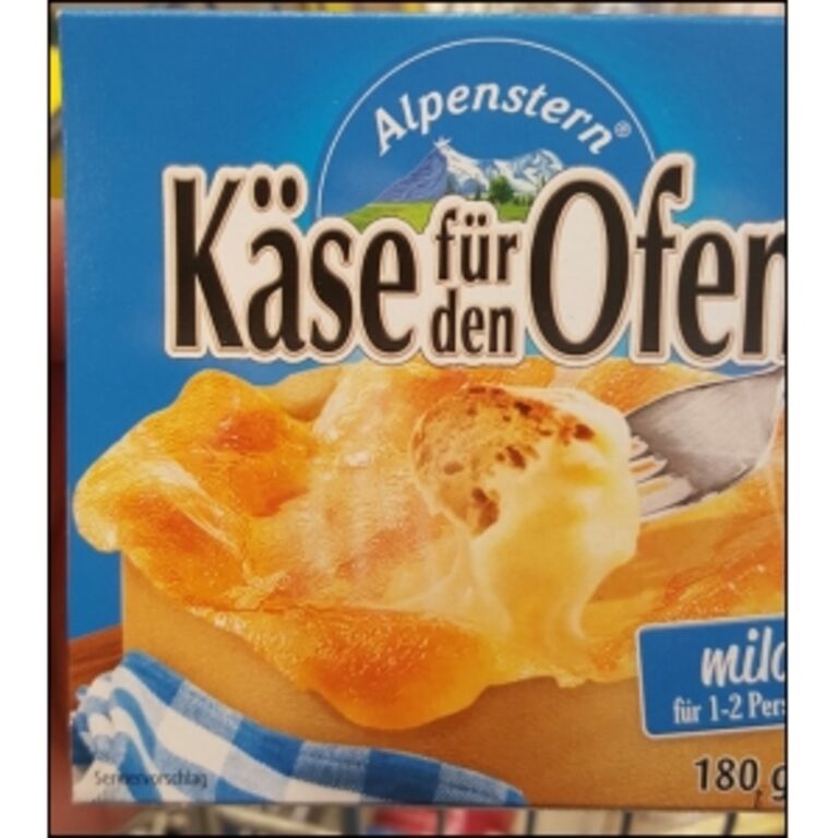 Lidl Alpenstern Käse für den Ofen Mild