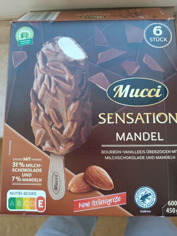 Mucci Sensation Mandel 6 Stück 450 g