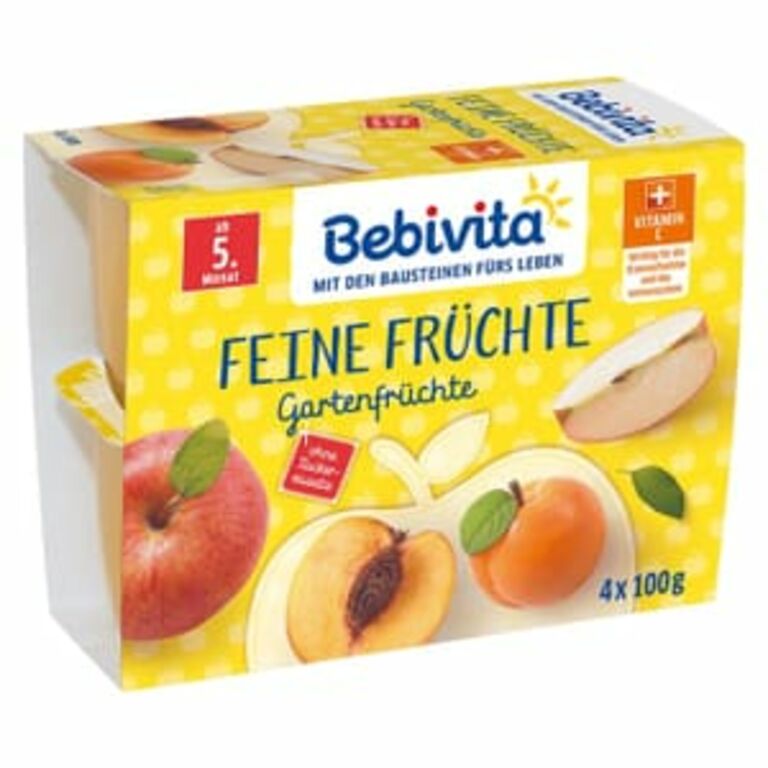 Bebivita Feine Früchte Gartenfrüchte 4 x 100 g