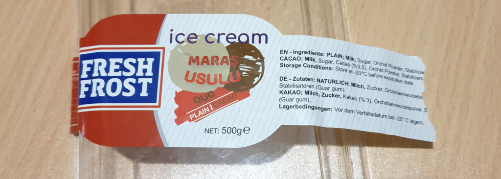 Fresh frost dondurma maraş usulu duo