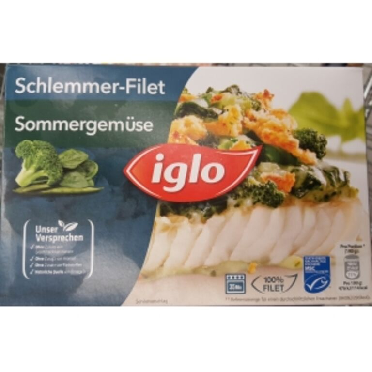 Iglo Schlemmerfilet Sommergemüse 380g