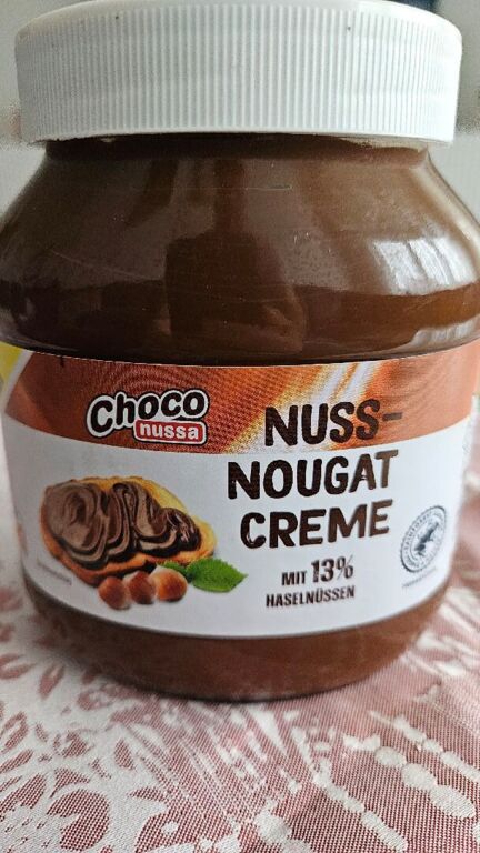 choco nussa Nuss-Nougat-Creme