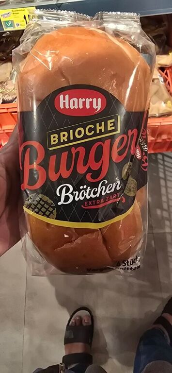 Harry Brot Brioche-Burger-Brötchen extra zart