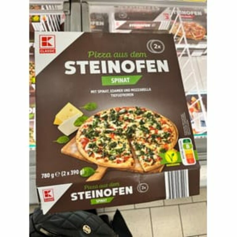 K-Classic Pizza aus dem Steinofen Spinat 780g