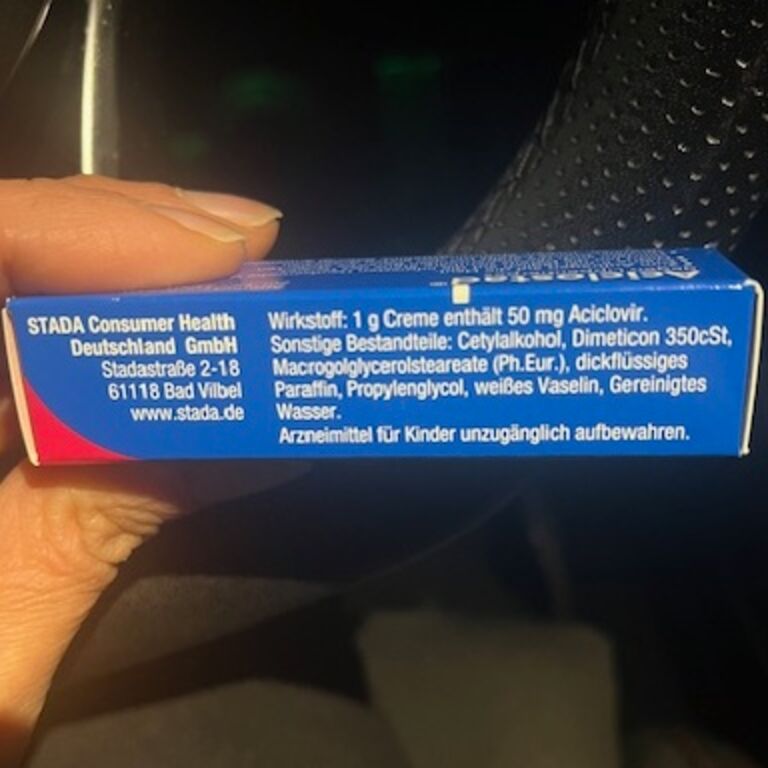 Aciclostad® Creme gegen Lippenherpes