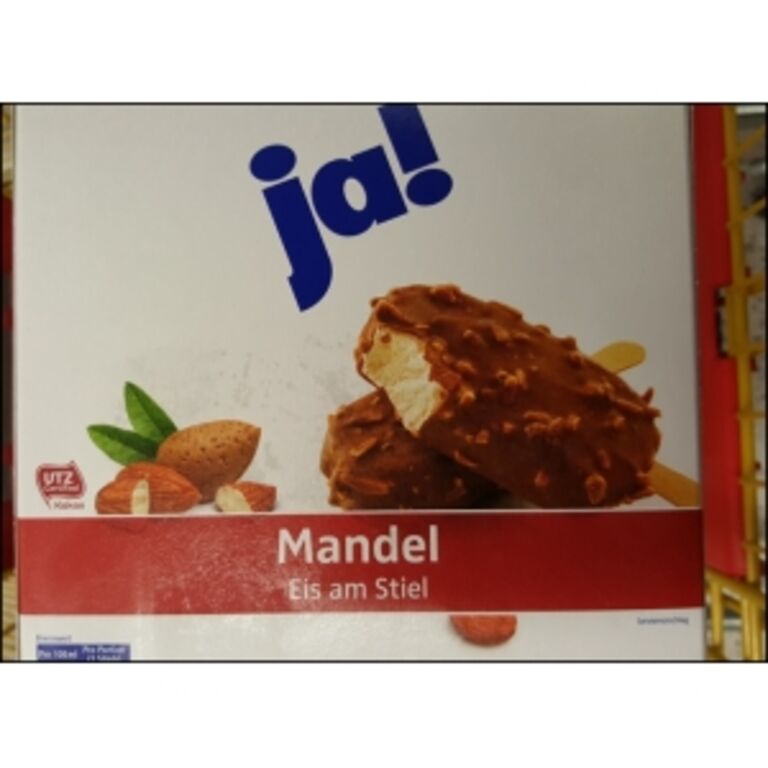 Rewe ja! Mandel Eis am Stiel