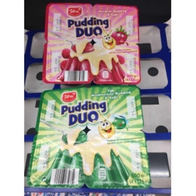 Aldi Nord Ursi Pudding DUO (Himbeer/Waldmeister/Schoko)