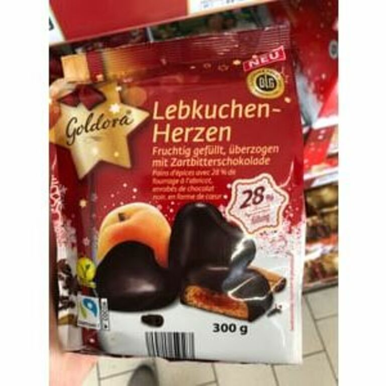 Goldora Lebkuchenherzen gefüllt