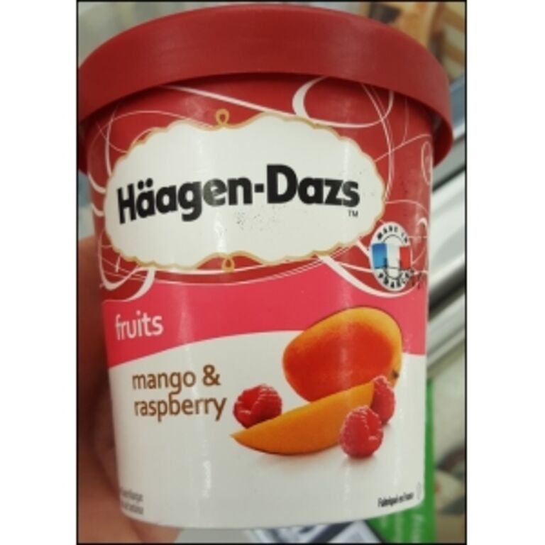 Häagen-Dazs Fruits Mango & Rasperry 500ml