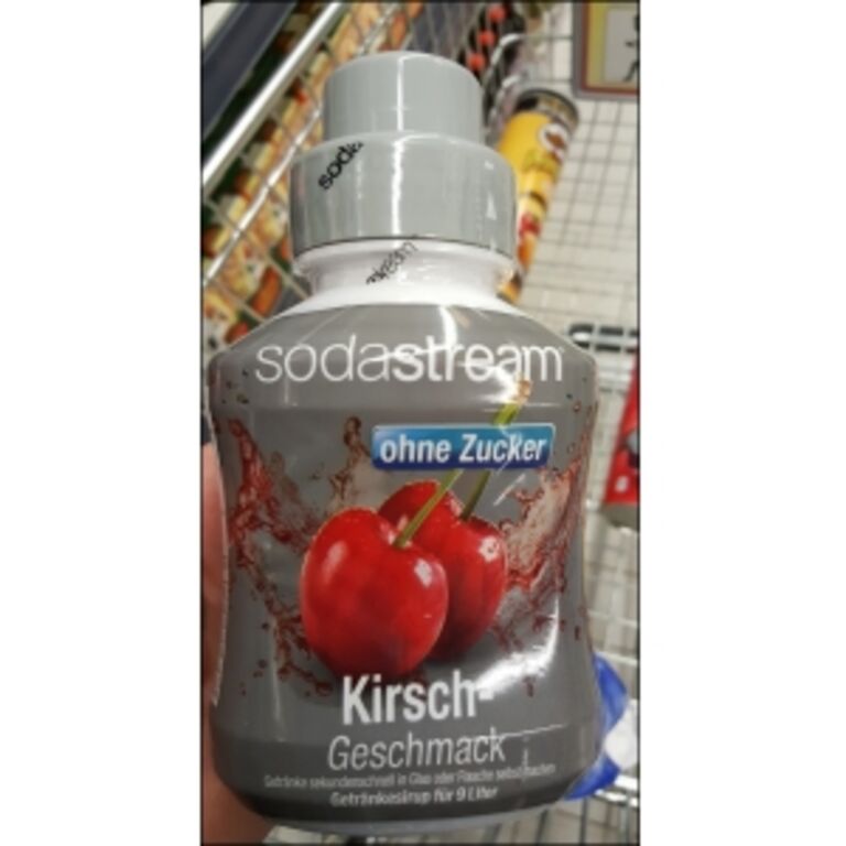 Sodastream Sirup Kirsch geschmack ohne Zucker 375ml