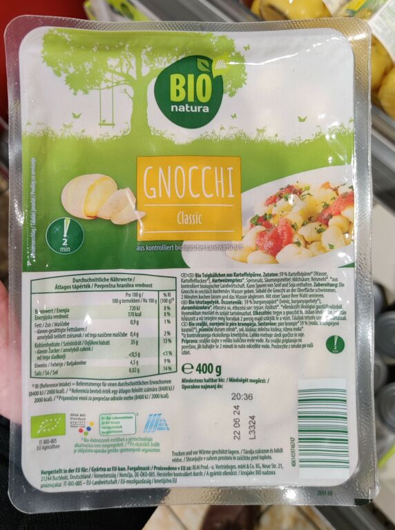 Hofer Bio Natura Gnocchi Classic